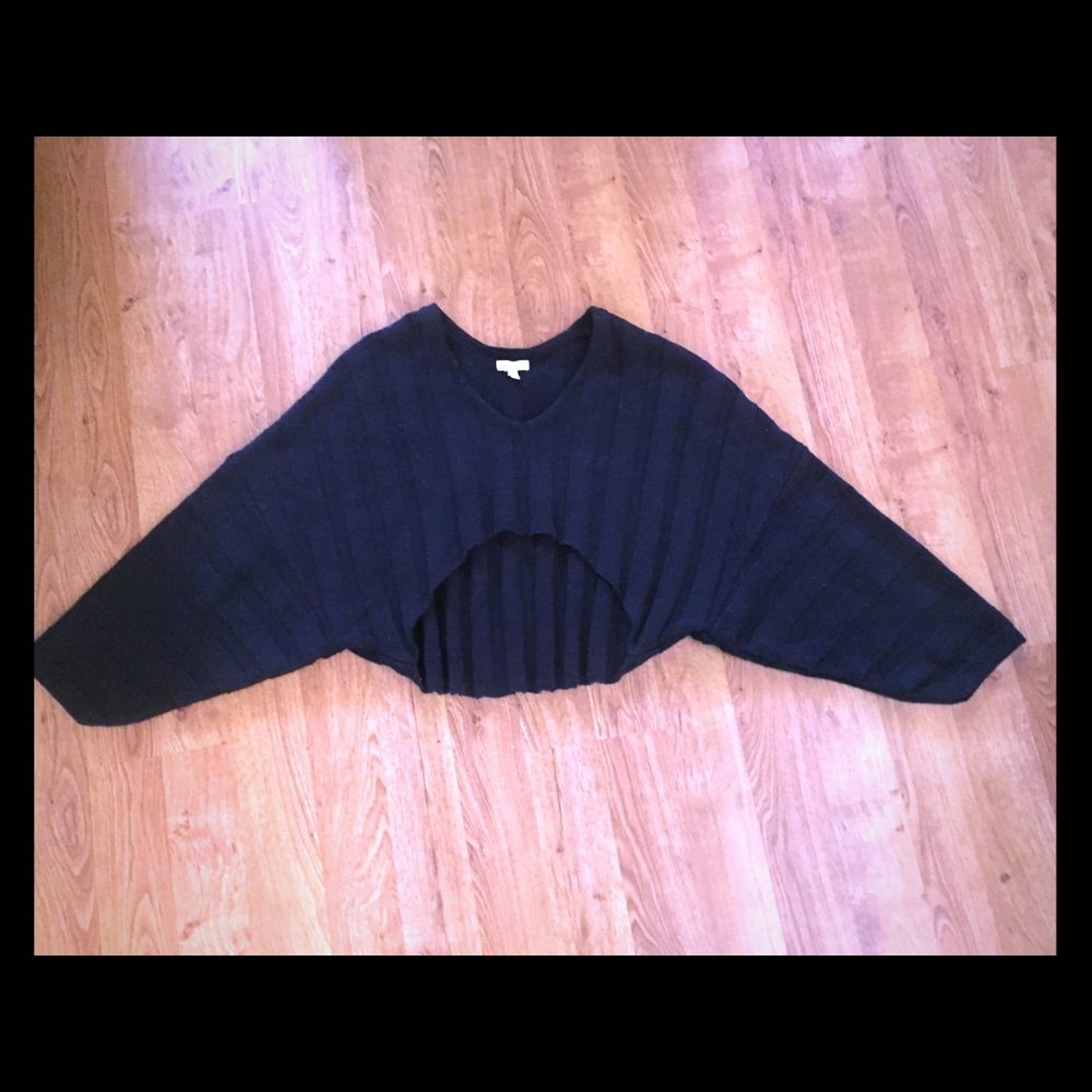 Urban Outfitters cropped balloon sleeve sweater